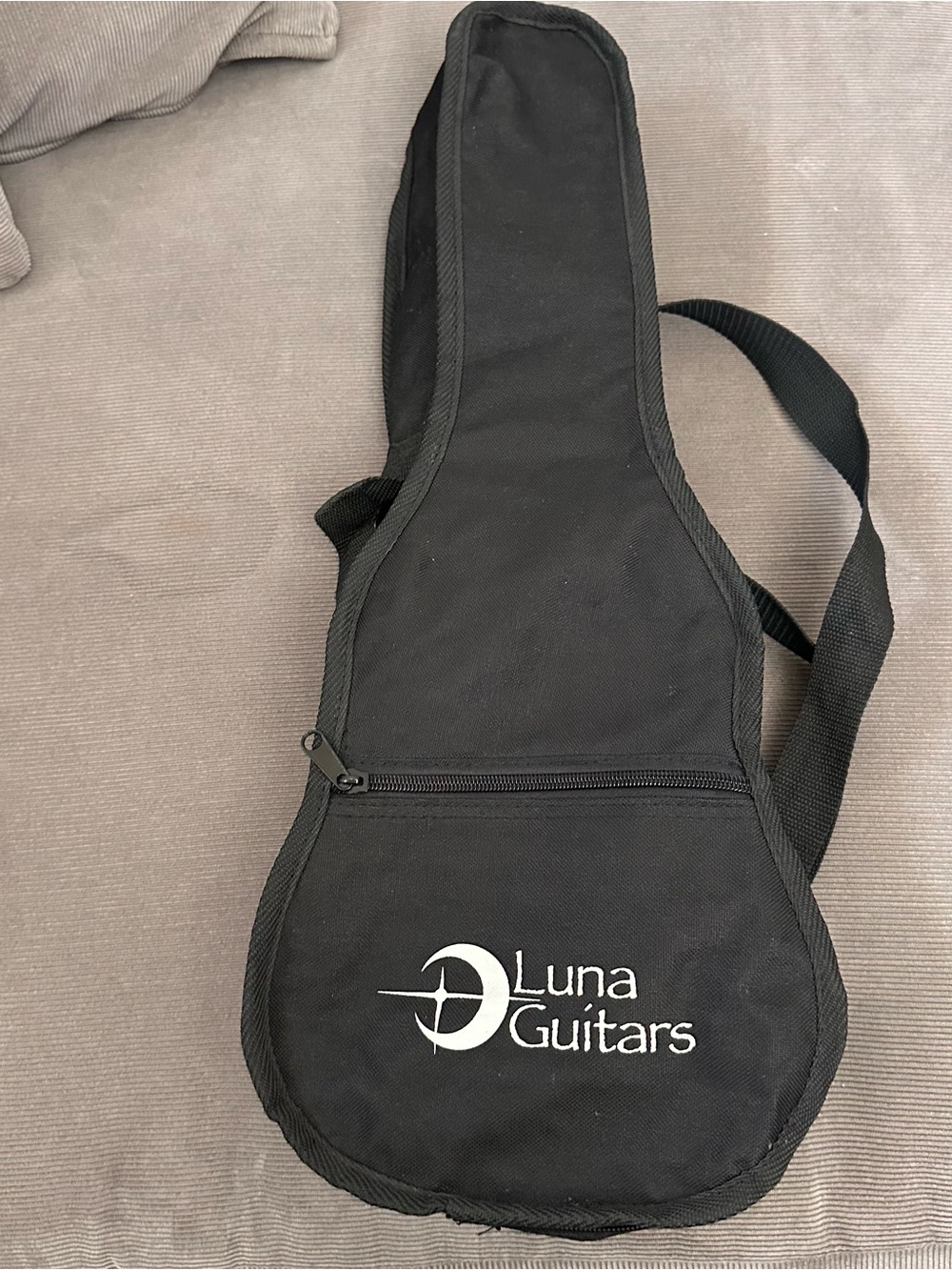 Ukulele Gig Bag Luna Guitars Ukes Tenor Shoulder Straps Handle Zipper Black